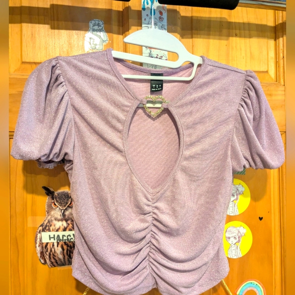 Small Lycra Keyhole Top